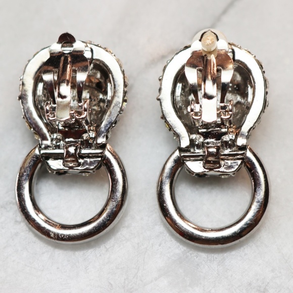 Rare Kenneth Jay Lane Leopard Doorknocker Earrings - Picture 3 of 8